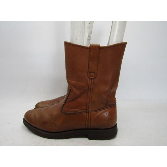 Red Wing Mens Size 7 D Brown Leather Work Cowboy Western Boots